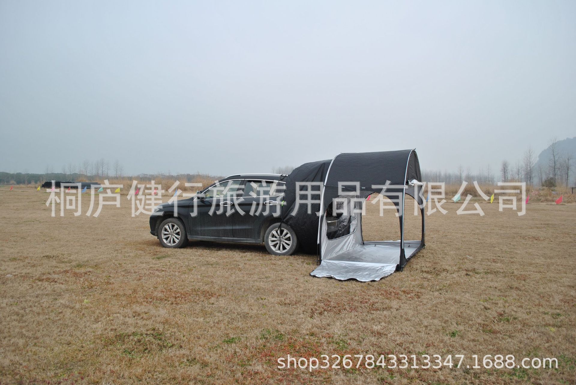 Cheap Goat Tents Outdoor Car Trunk Tent Sunshade Rainproof Tailgate Shade Awning Tent For SUV Car Self Driving Tour Barbecue Camping Tool   